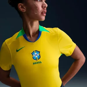 Camisa Nike Brasil Oficial I Torcedor Pro Feminina