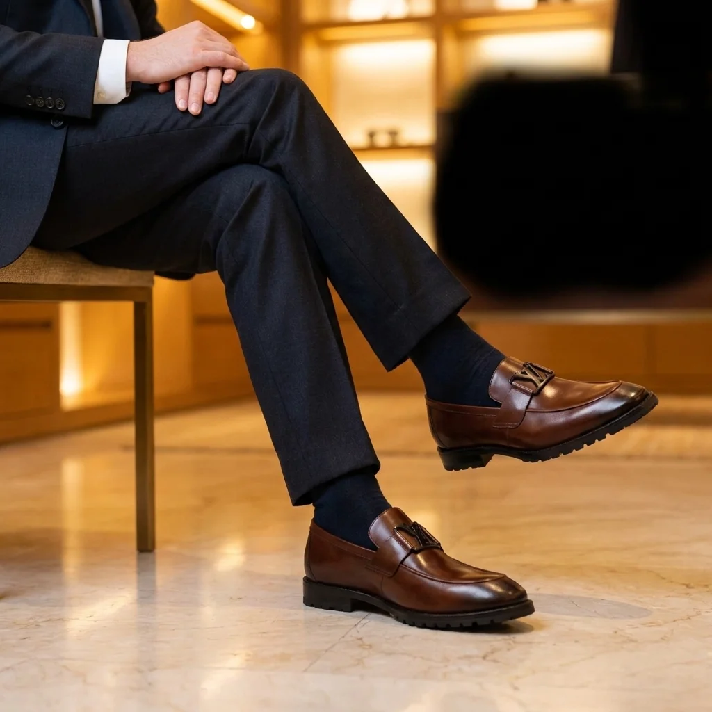 Loafer LV Blackstone Marrom - Image 3