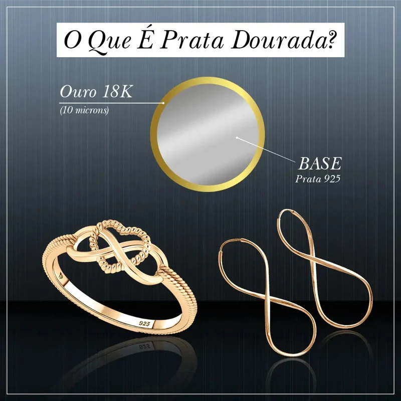 Anel Vintage Granada Prata 925 Dourada Ouro 18k - Feminino - Image 8