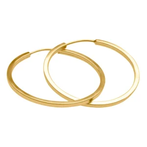 Brinco Argola Pequena 18mm Prata 925 Dourada 18k - Unissex