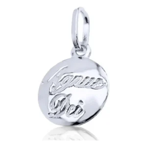 Pingente Pura Prata 925 Agnus Dei - Exclusivo Prata