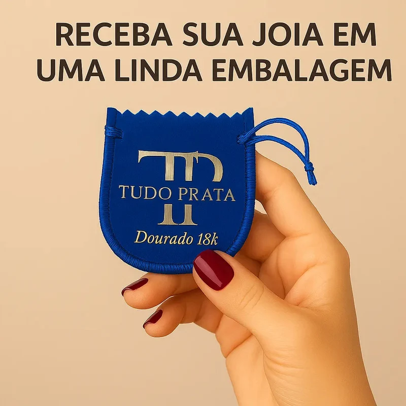 Pingente Patinha De Cachorro Em Prata 925 Dourada 18k Dourado - Image 4
