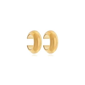 Piercing de Encaixe Clássico Banhado a Ouro 18k (2 peças)