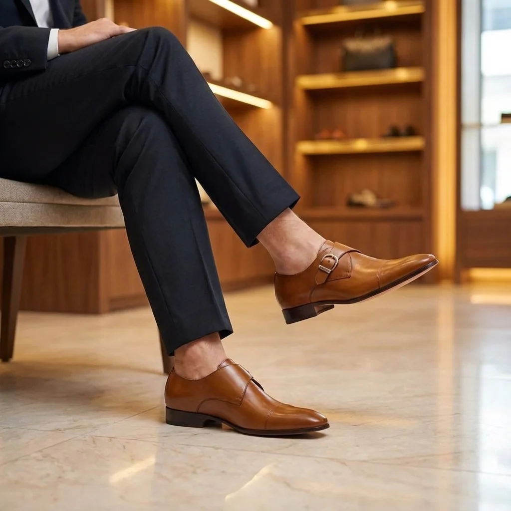Monk Strap HB Sallow Whisky - Image 3