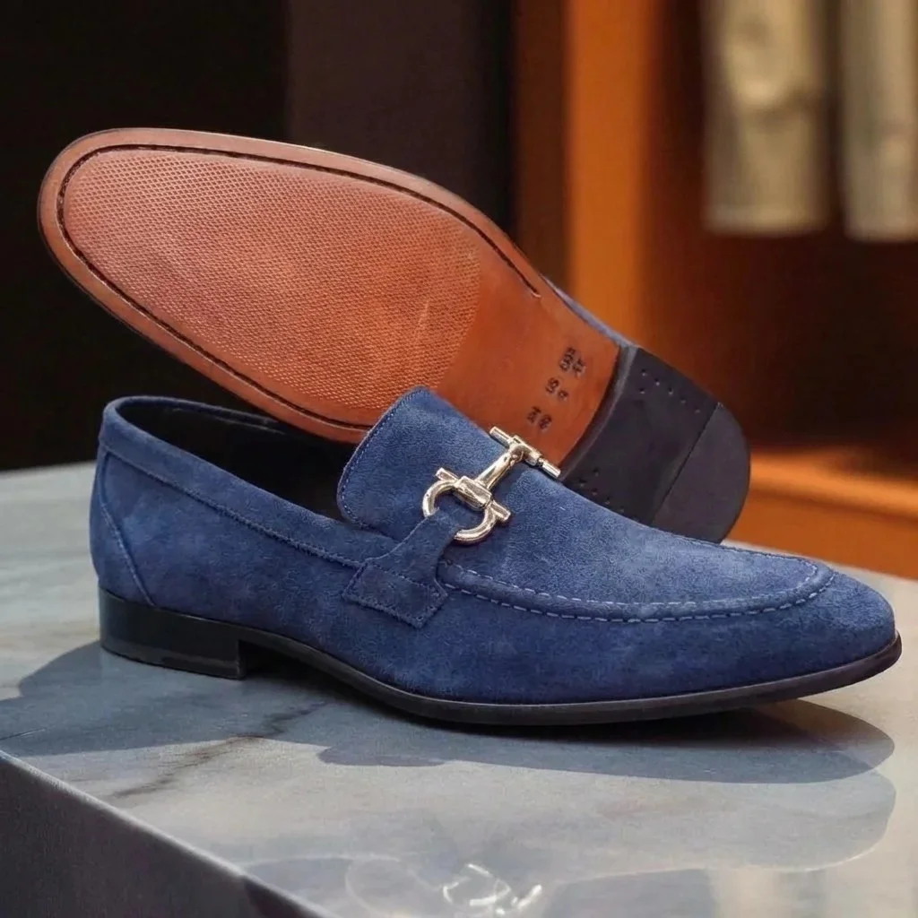 Loafer FG Corbin Camurça Marinho - Image 2