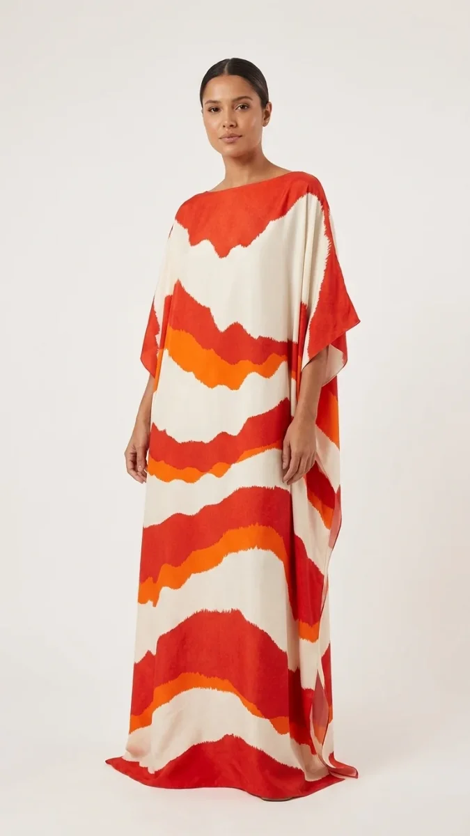 Vestido Kaftan Santorini Sunset