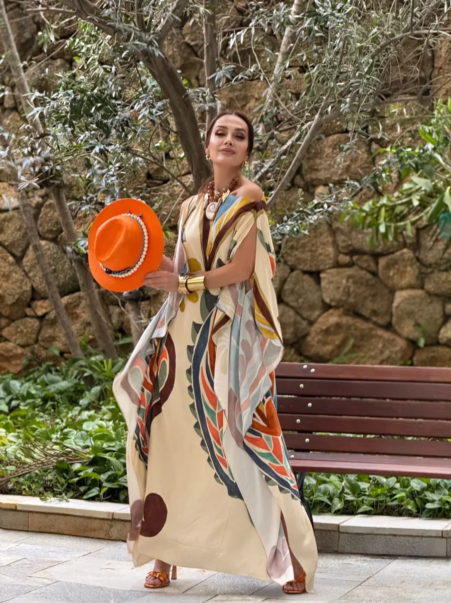 Vestido Kaftan Savannah EZILDINHA - Image 5