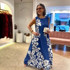 Vestido Regata Flowers EZILDINHA