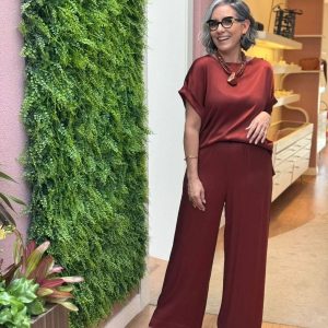 Conjunto Viscose Acetinado EZILDINHA