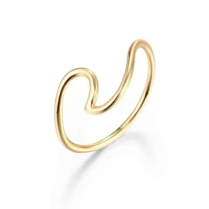 Anillo Ola Plata de Ley 925