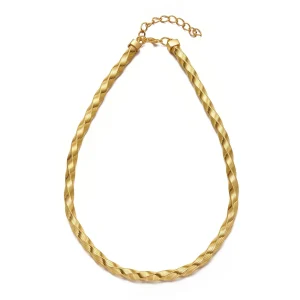Collar Espiral Dorado