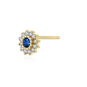 Pendientes Flor Circonitas | Plata de Ley 925