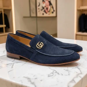 Loafer GG Dalton Camurça Marinho
