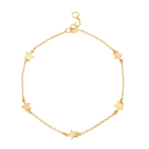 Pulsera Estrellas Ajustable | Plata de Ley 925