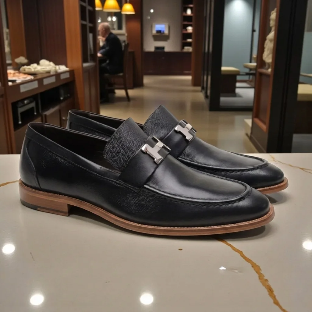 Loafer Hermes Vincenzi Preto
